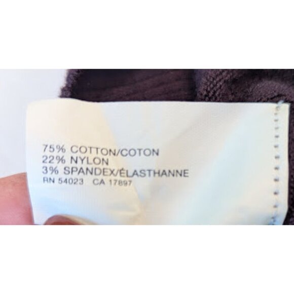 GAP Ribbed Cotton-Blend Turtleneck Sweater Women’s Size S – Eggplant Purple - Picture 10 of 11